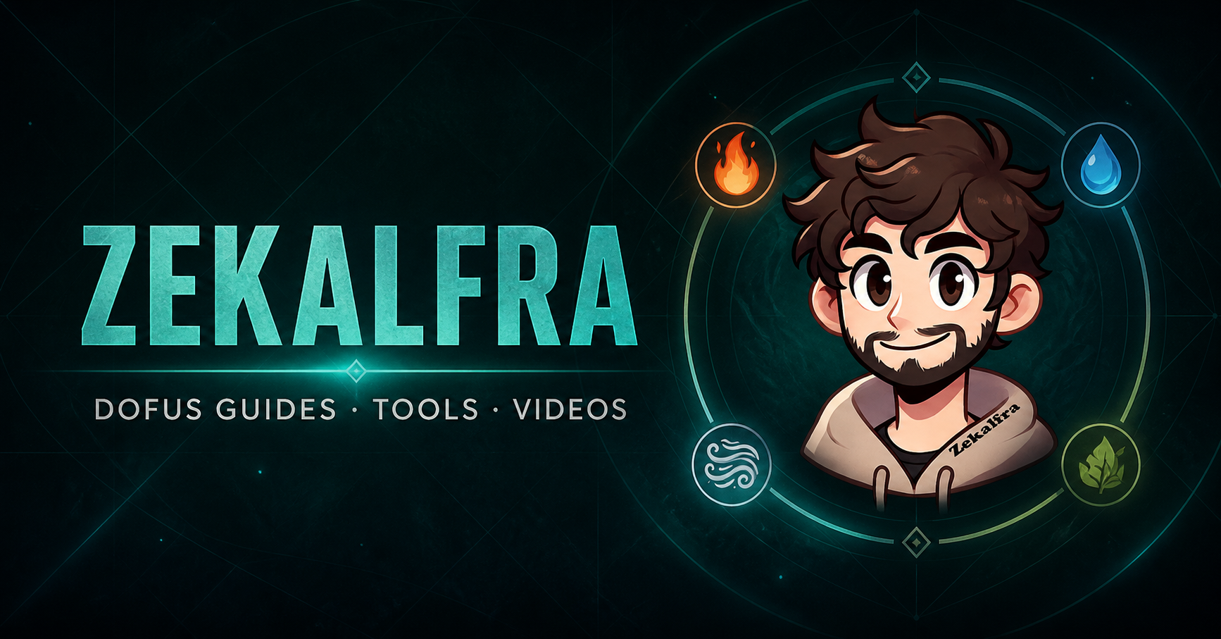 Zekalfra — DOFUS guides, tools and videos, with fire, water, air and earth elements